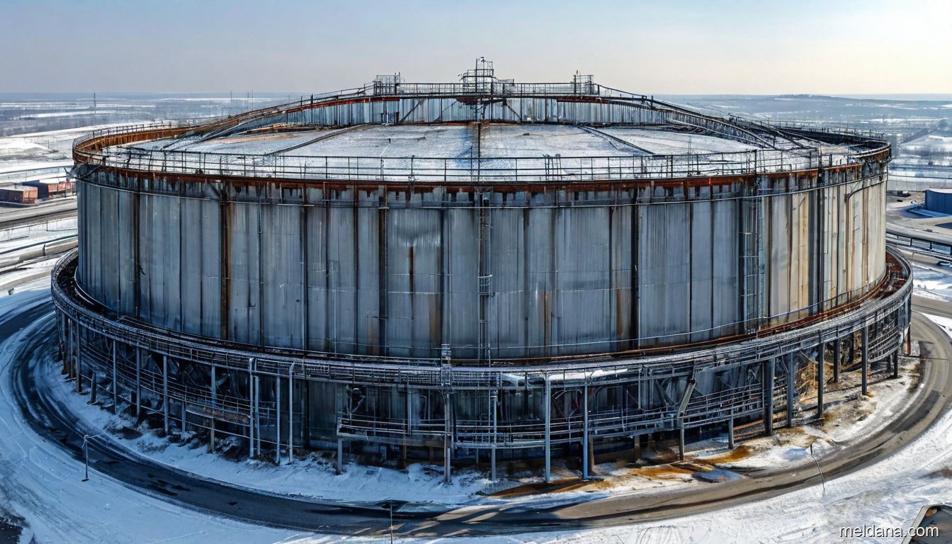 Антидроновая защита резервуара РВС-50000 Брянске — ЗОК ЗАСЛОН по СП 542